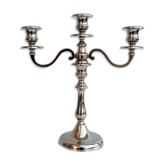 Candelabra, Chandelier, Silver metal candle holder -32 cm - Art Nouveau