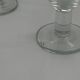Set of 4 vintage glass coupe/martini glasses