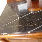 Large two-part buffet in solid walnut