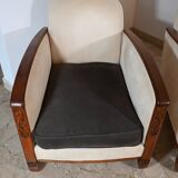 Pair of Art Deco armchairs from the 1930s