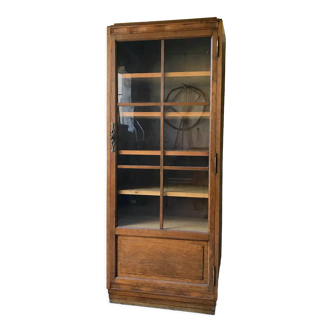 Art Deco oak bookcase 30s