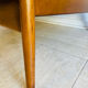 Scandinavian teak bench for two, circa 1960.