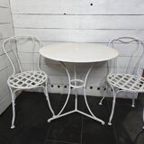 Salon de jardin en fer forgé