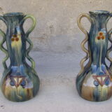 Duo of vintage vases