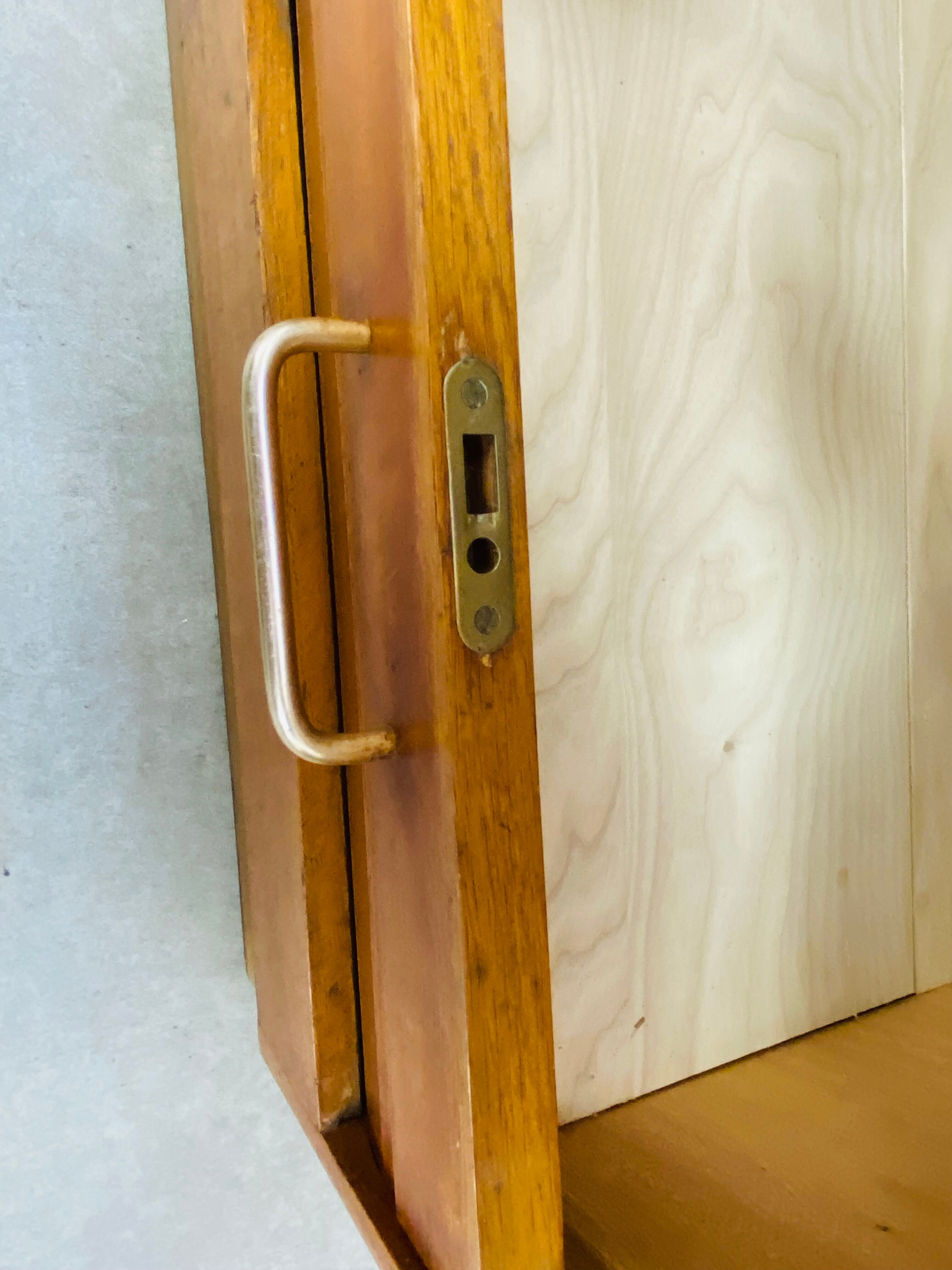 Double curtain binder cabinet