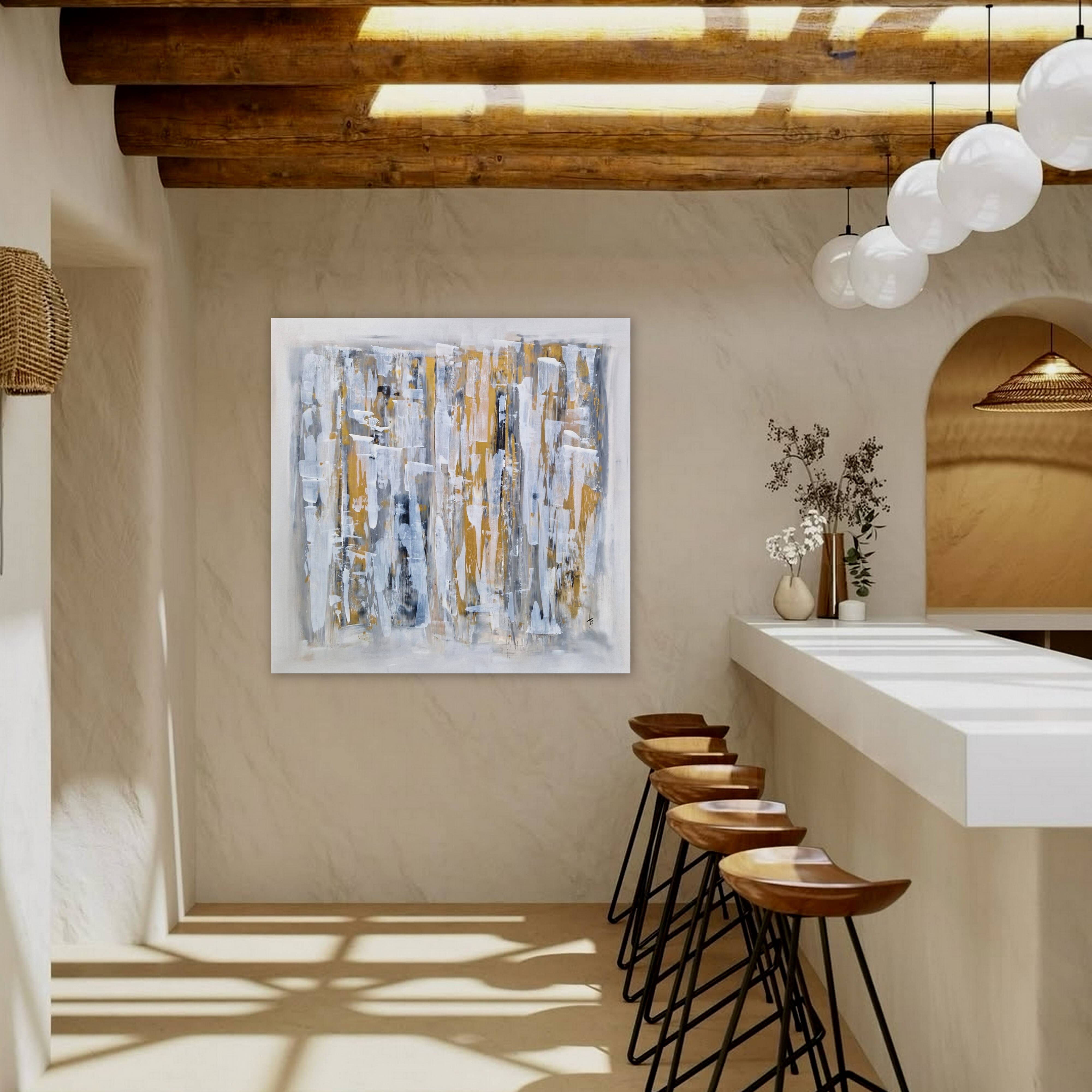 Abstract painting table