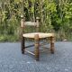 Petite chaise en bois et paille