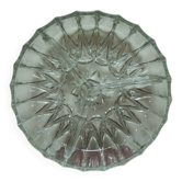 Plat compartimenté vintage en verre