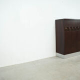 1970's brutalist bar cabinet