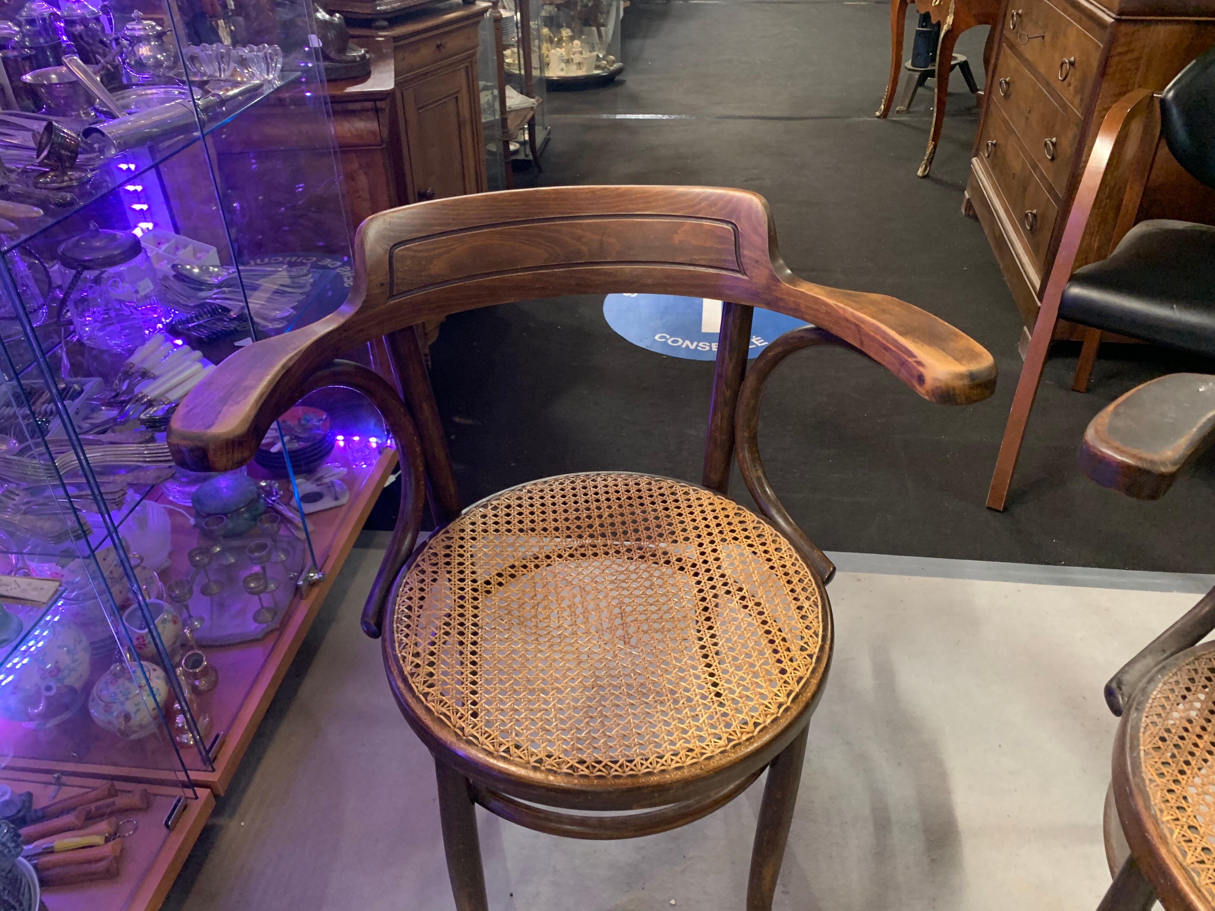 Pair of fischel bistro chairs