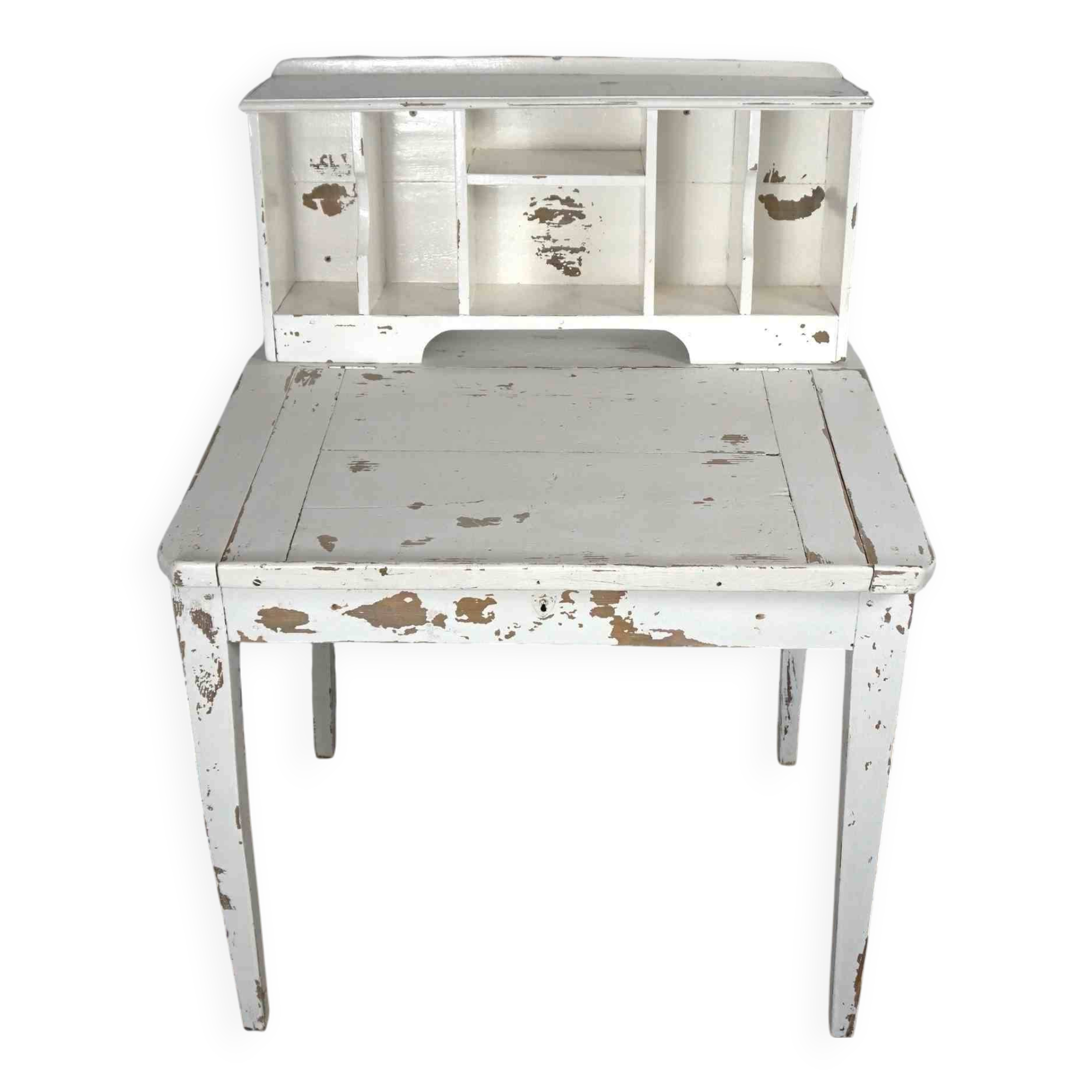 late 19th century patinated wooden secretary