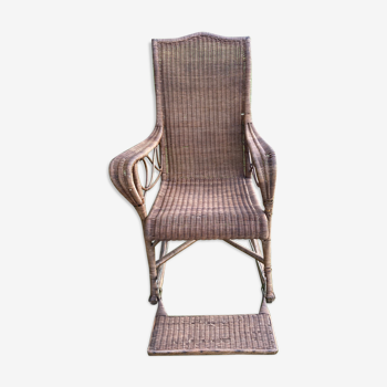 Former rattan rocking-chair chair