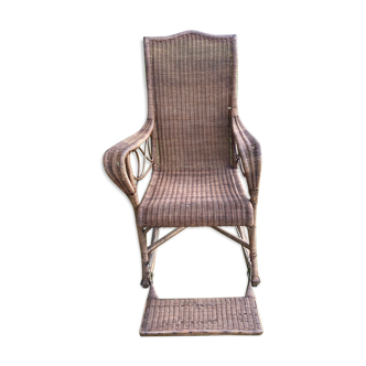 Former rattan rocking-chair chair