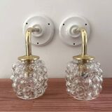 Bubble glass wall lights