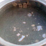 Trinket bowl in raku-yaki