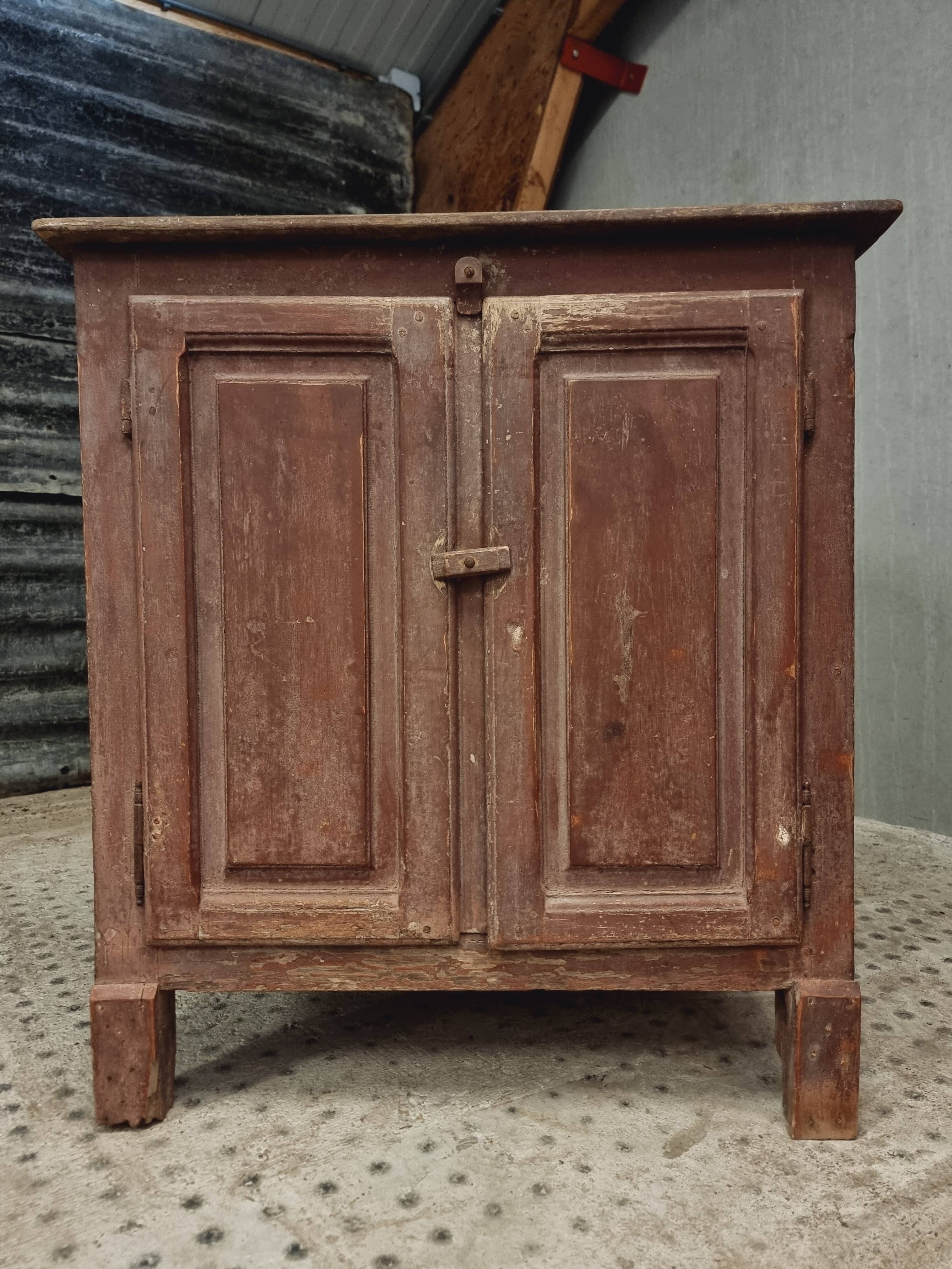 Antique cupboard sideboard ox red oak