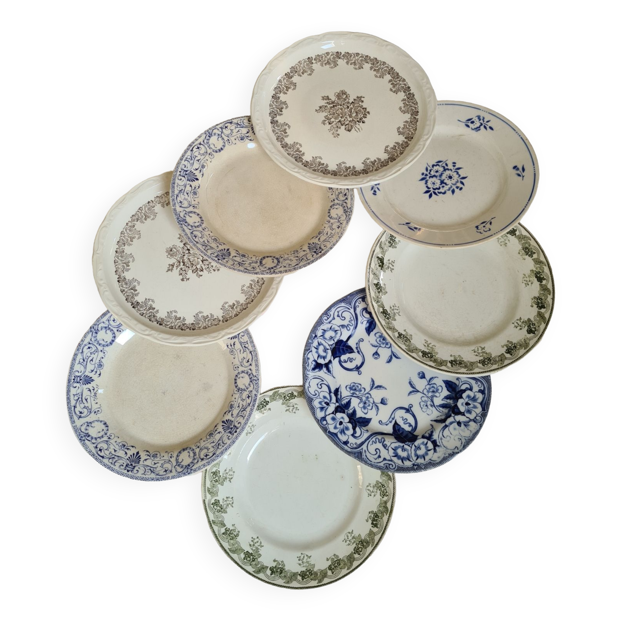 Iron earth flat plate set