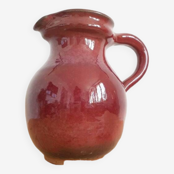 Handcrafted ceramic pitcher