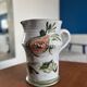 Large vintage ceramic vase by Thiry Albert | Floral decoration in r