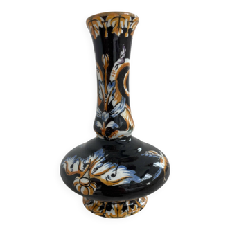 Vase faïence Gien, décor Renaissance italienne, décor Italien Thibault