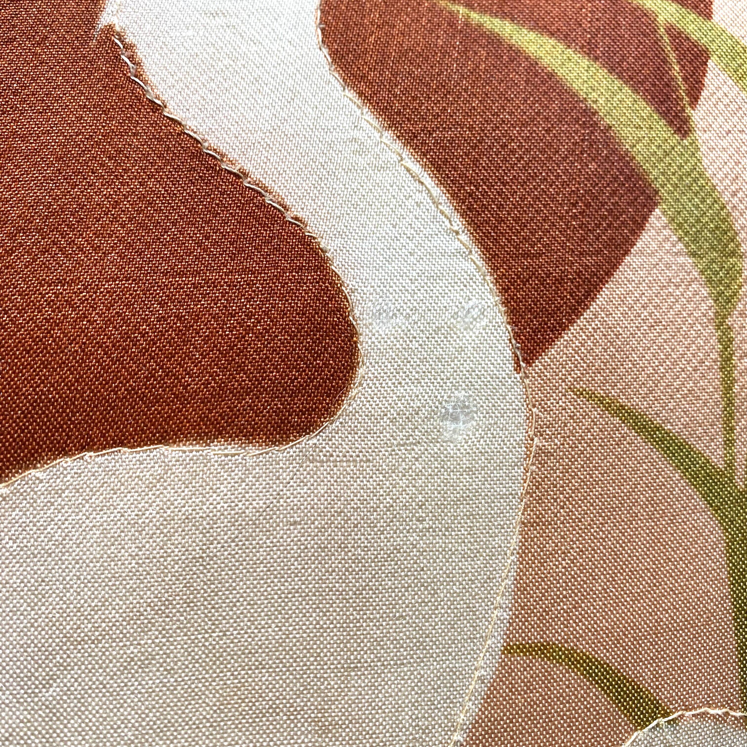 Vintage bird cushion