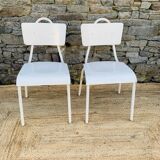 Pair of white chairs