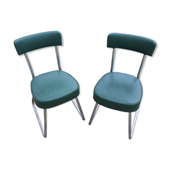 2 chaises industrielles