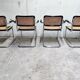 Marcel Breuer cesca B64 chairs, made in italy, 1970