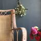 Paire de fauteuils rotin vintage