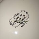 Magnificent compartmentalized dish from Obernai Sarreguemines