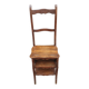 Chaise escabeau moitié XXème