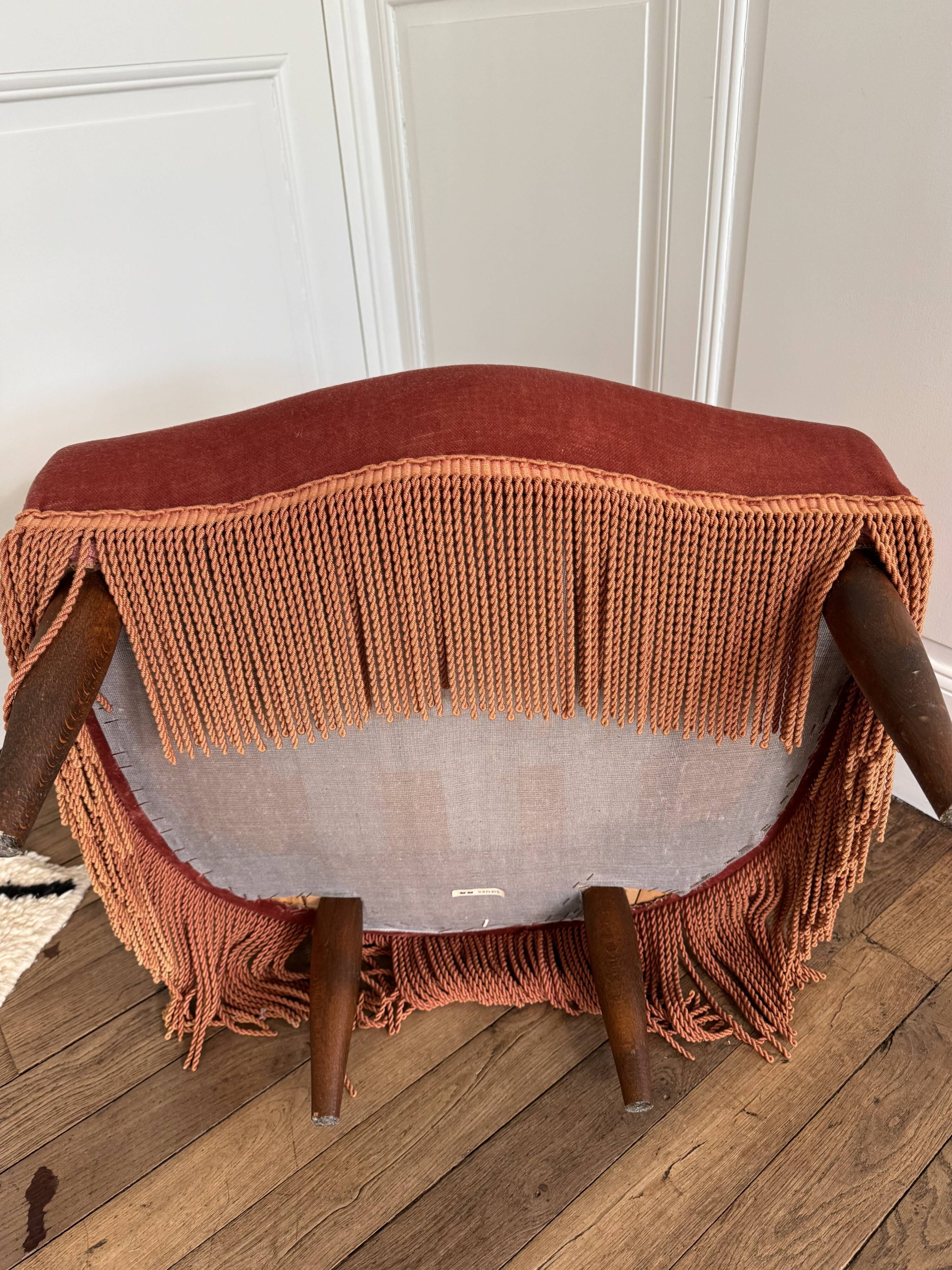 Fauteuil crapaud vintage