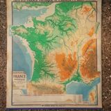 Old map of the France N°11 Hatier Kaeppelin.