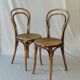 Paire de chaises bistrot par kohn n°14 1/2 vers 1900