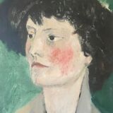 Portrait of a woman, signed Guy Bardone