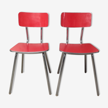 Formica chairs and Plastilux aluminum