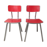 Formica chairs and Plastilux aluminum