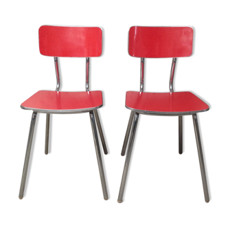 Formica chairs and Plastilux aluminum