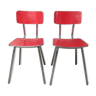 Formica chairs and Plastilux aluminum