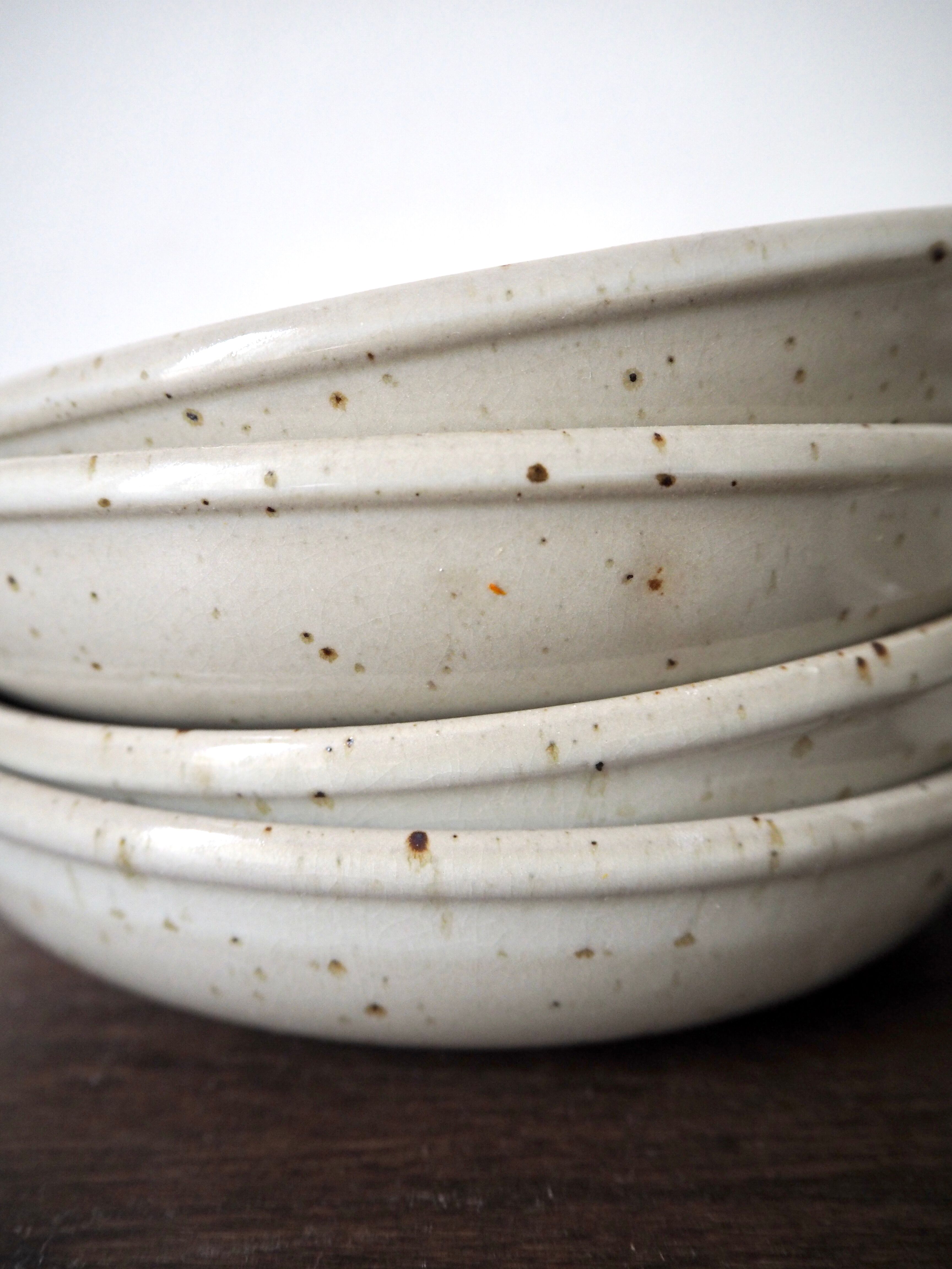 Set of 6 plates caps in pyrite sandstone Sandstone of the Marais