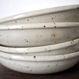 Set of 6 plates caps in pyrite sandstone Sandstone of the Marais