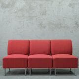 Vintage Finnish Living Room Set from Isku, 1980s, Set of 4