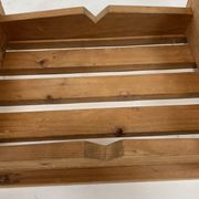 Vintage brutalist footstool minimalist design