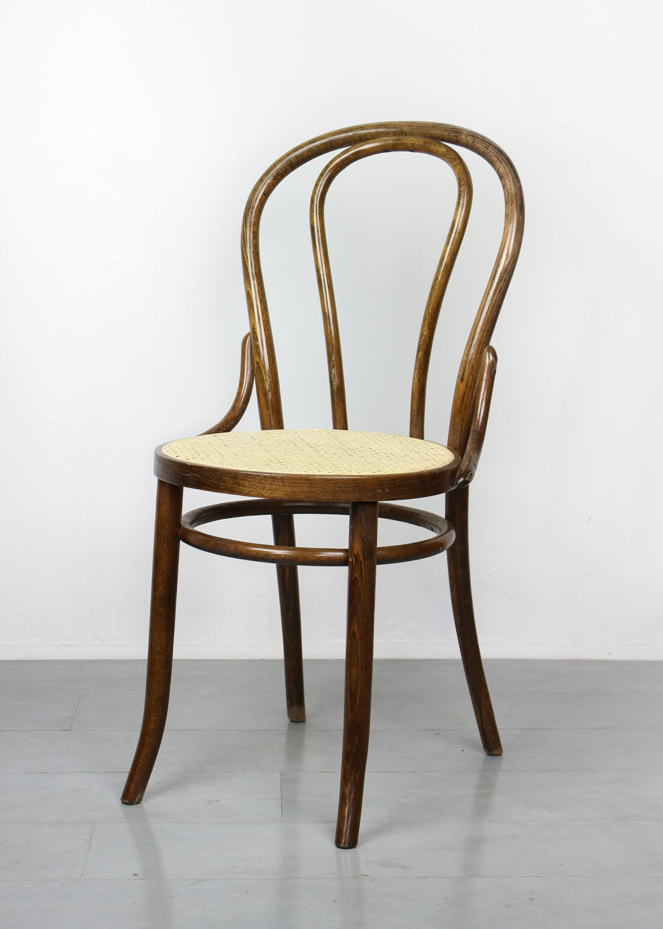 Pair of bentwood brown chairs