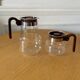 Vintage Pyrex glass teapot coffee pot carafes