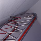 Wall coat rack aluminum 1970