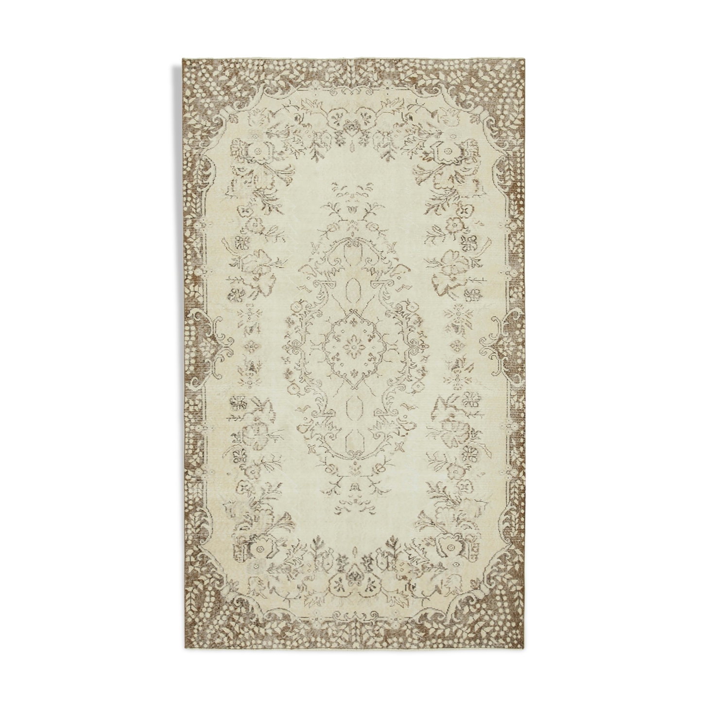 Turkish beige carpet 170 cm x 290 cm