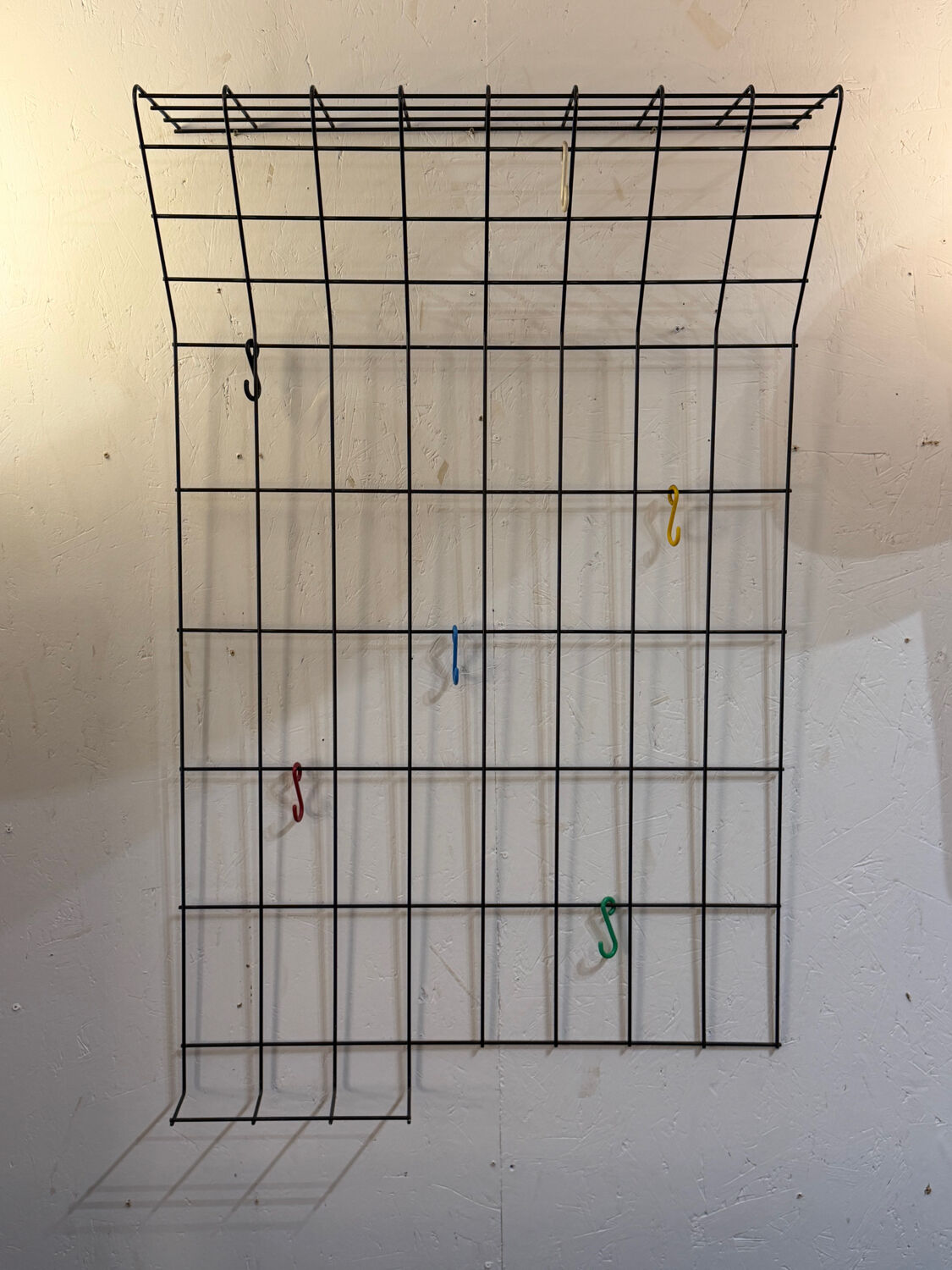 Metal wall coat rack from the 50s/60s.