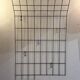 Metal wall coat rack from the 50s/60s.