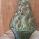 Italian carafe genius glass bottle from Empoli 60s 70s.